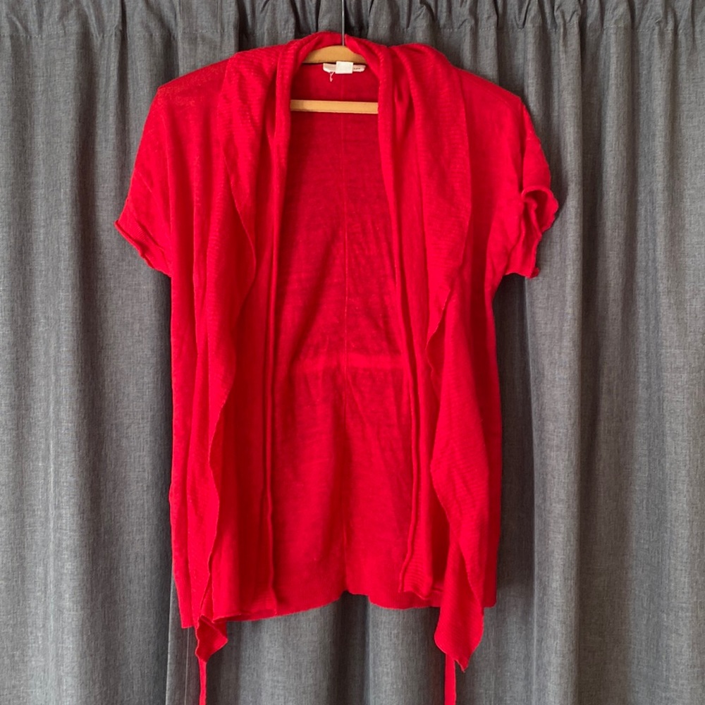 Pure DKNY short sleeve cardigan